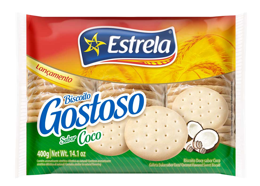 Lan Amento Dos Biscoitos Estrela Gostoso Marca Do Grupo M Dias Branco